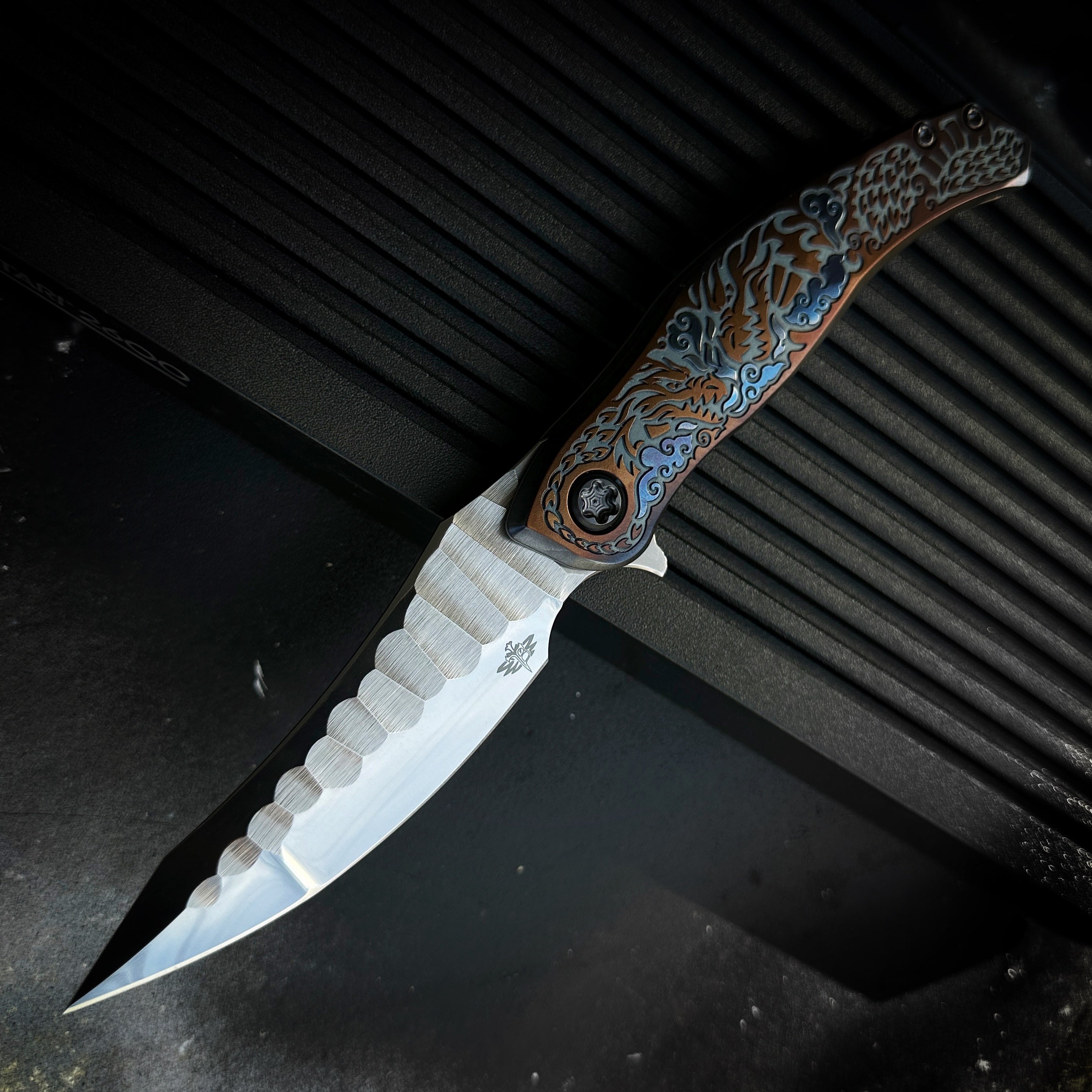 Huli Maka Flip - Dragon -- Bond Knives / Borka Blades / Marfione Custom