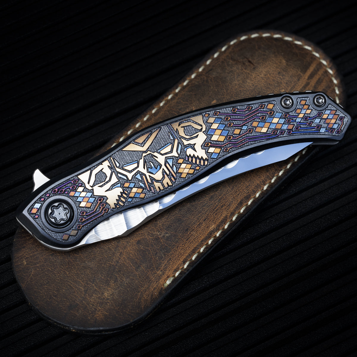 Huli Maka Flip - Mech Operator -- Bond Knives / Borka Blades / Marfione Custom
