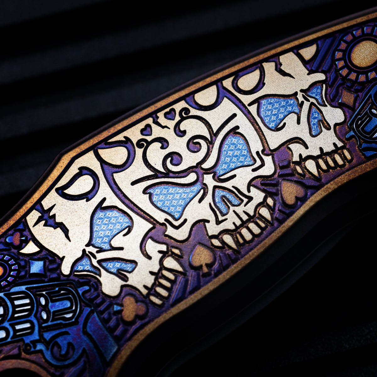 Borka Blades x Bond Knives Shylock - Gambler (Blasted Bevels / Hand Satin Flats)